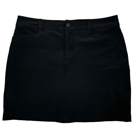 Eddie Bauer Pants - Eddie Bauer Adventure Skort 10 Black‎ Hiking Pickleball Golf Tennis Outdoors